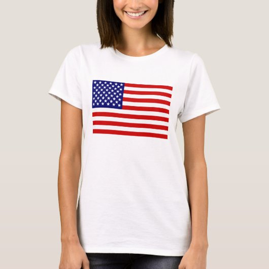 T-shirt Drapeau américain (Devant)
