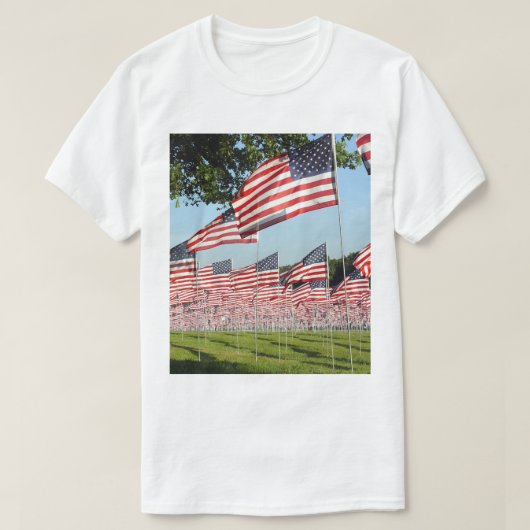 T-shirt Drapeau Américain (Design devant)