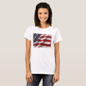 T-shirt Drapeau américain (Devant entier)