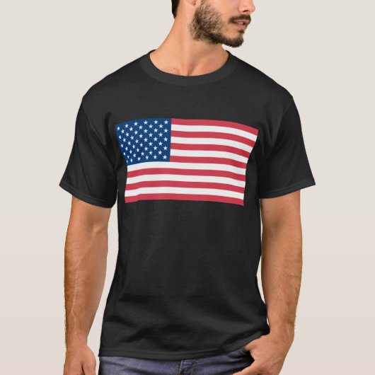T-shirt Drapeau américain (Devant)