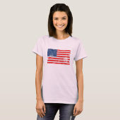 T-shirt Drapeau américain (Devant entier)