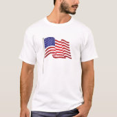 T-shirt Drapeau américain (Devant)