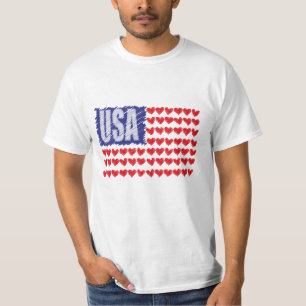 T-shirt Drapeau américain