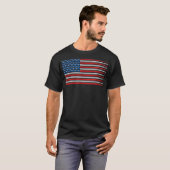 T-shirt Drapeau américain (Devant entier)