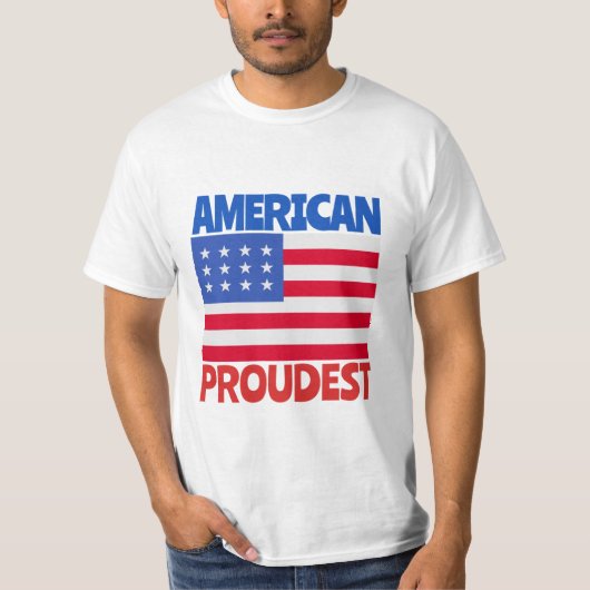 T-shirt Drapeau américain (Devant)