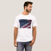 T-shirt Drapeau américain. (Devant entier)