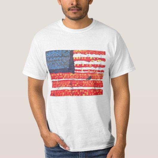 T-shirt Drapeau américain (Devant)