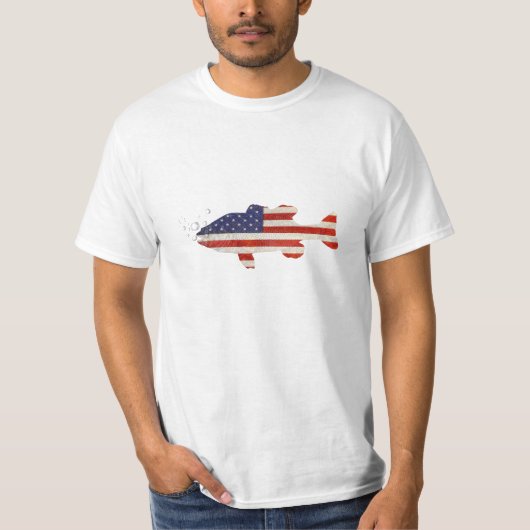 T-shirt Drapeau américain (Devant)