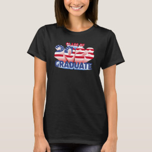 T-shirt Drapeau américain 2023 Graduate Patriotic Graduati