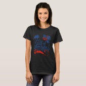 T-shirt Drapeau Américain 2025 Golfe M (Devant entier)