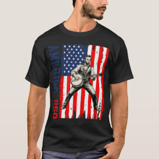 T-shirt Drapeau américain 250 ans Fête du 4 juillet Usa