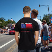 T-shirt Drapeau américain 250e anniversaire Avions à réact