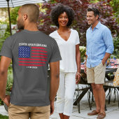 T-shirt Drapeau américain 250e anniversaire Avions à réact