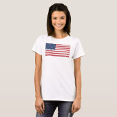 T-shirt Drapeau américain 26976 (Devant entier)
