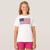 T-shirt Drapeau américain 26976 (Devant entier)