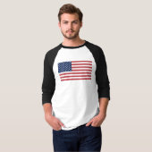 T-shirt Drapeau américain 26976 (Devant entier)