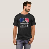 T-shirt Drapeau Américain 4° de (Devant entier)