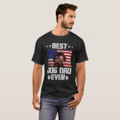 T-shirt Drapeau américain 4° de (Devant entier)