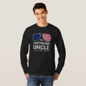 T-shirt Drapeau Américain 4° de (Devant entier)