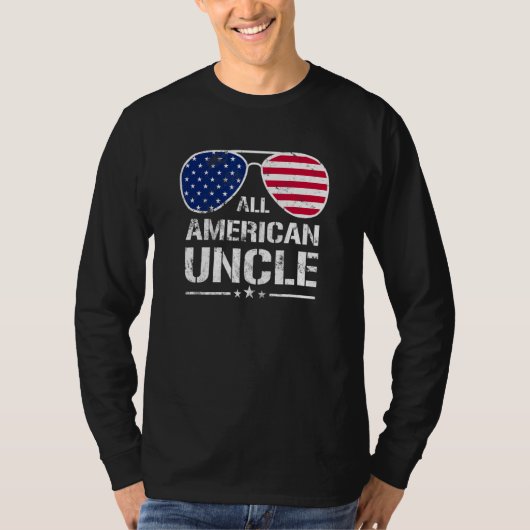 T-shirt Drapeau Américain 4° de (Devant)