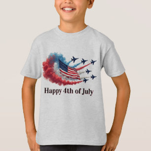 T-shirt Drapeau américain, 4 juillet
