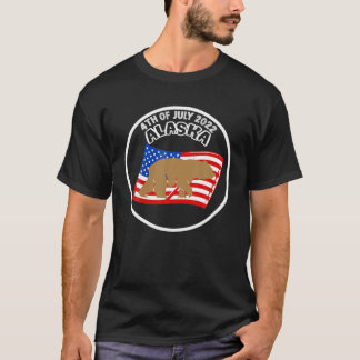 T-shirt Drapeau américain 4 juillet 2022