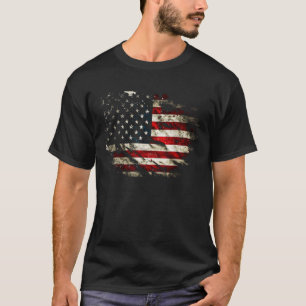 T-shirt Drapeau américain 4 juillet États-Unis