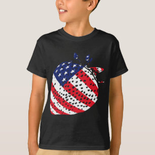 T-shirt Drapeau américain 4 juillet Fruit Stra Patriotique