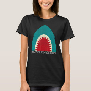 T-shirt Drapeau américain 4 juillet Jawsome Patriotic