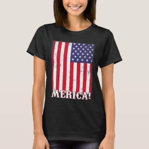 T-shirt Drapeau américain 4 juillet patriotique