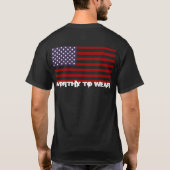 T-shirt Drapeau américain - À Porter (Dos)