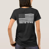 T-shirt Drapeau américain - À Porter (Dos)