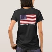 T-shirt Drapeau américain - À Porter (Dos)