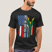 T-shirt Drapeau américain Afrique du Sud Drapeau Best Big (Devant)