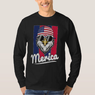 T-shirt Drapeau américain aigle patriotique