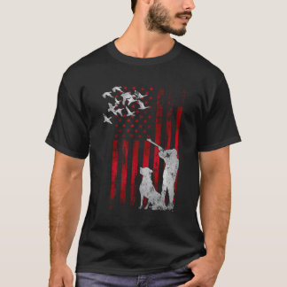T-shirt Drapeau américain américain patriotique en détress