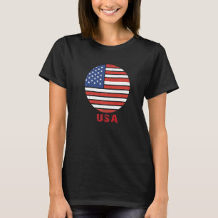 T-shirt Drapeau américain américain Vintage Drapeau améric
