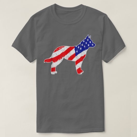 T-shirt Drapeau Américain Bataille Australienne Patriotiqu (Design devant)