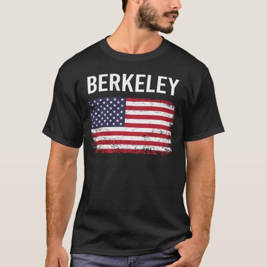 T-shirt Drapeau Américain Berkeley (Devant)