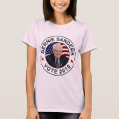 T-shirt Drapeau américain Bernie Sanders (Devant)