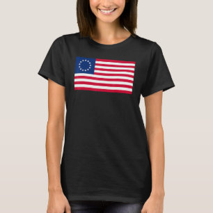 T-shirt Drapeau américain Betsy Ross 1777 Révolutionnaire 