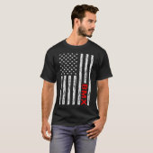 T-shirt Drapeau américain BMX (Devant entier)