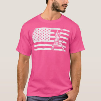 T-shirt Drapeau américain bouldering Escalade intérieure