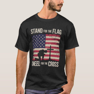 T-shirt Drapeau américain Citation religieuse du 4 juillet