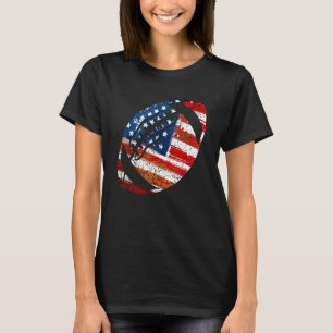 T-shirt Drapeau américain classique 4 juillet F