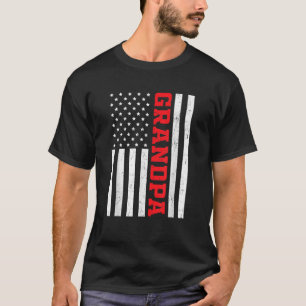 T-shirt Drapeau américain classique déprimé Amérique patri