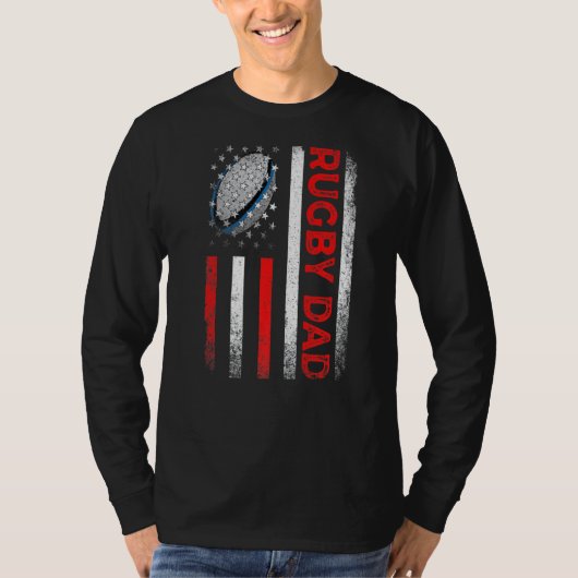 T-shirt Drapeau américain classique Hommes Fat (Devant)