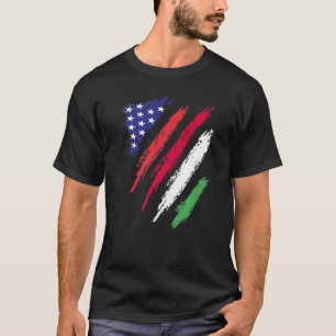 T-shirt Drapeau américain cultivé en Hongrie USA Patriot H