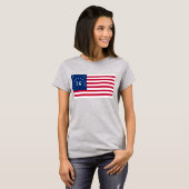 T-shirt Drapeau américain de Bennington (Devant entier)