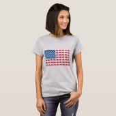 T-shirt Drapeau américain de Buffalo (Devant entier)